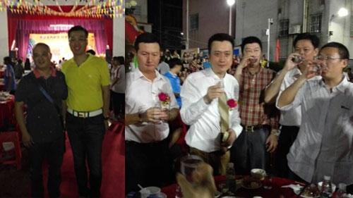 汽车漆厂家 明邦化工走进新塘社区爱心敬老